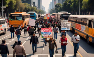 Megamarcha de transportistas este 2 de abril